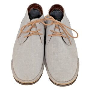 KENNETH COLE REACTION Mens Booties SIZE 12M Gray Leather Upper Desert Sun